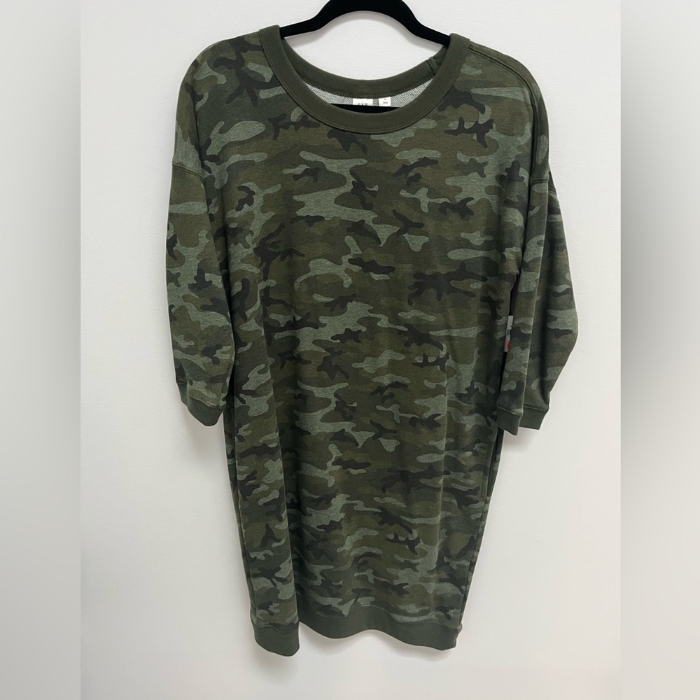 NWT Camo print Gap dress size M